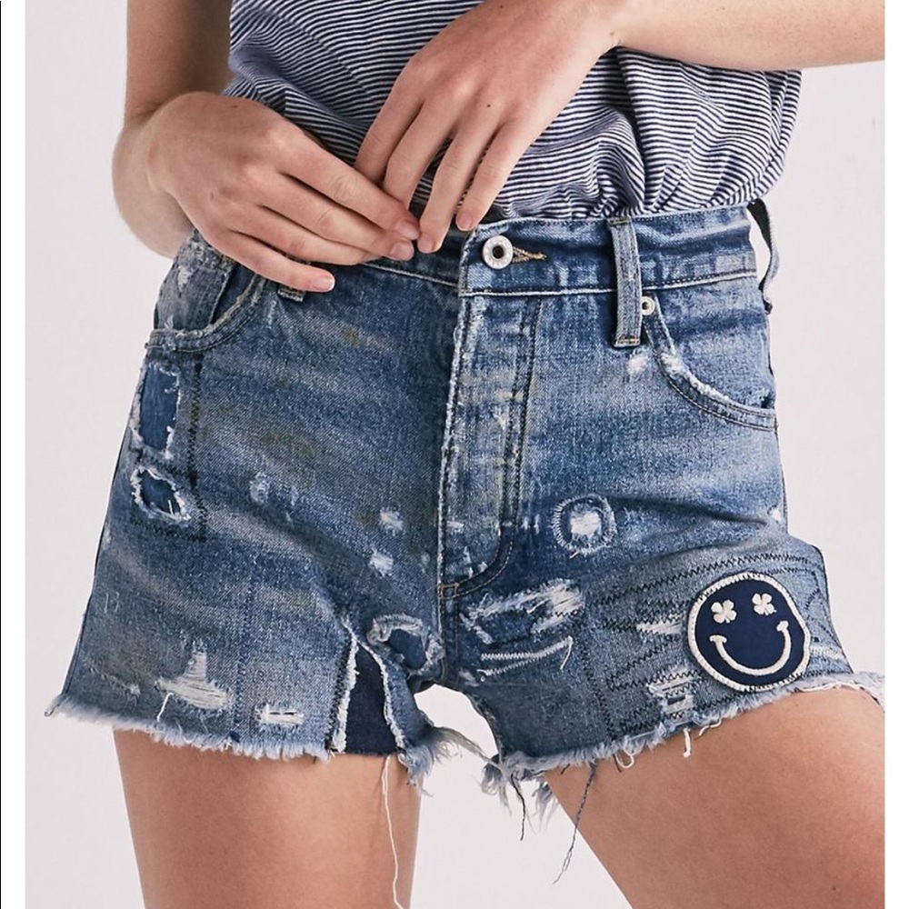 NWOT 🍀 Lucky Brand Denim Smiley Shorts